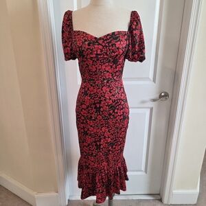 Lait Collection New Floral Dress Size Small